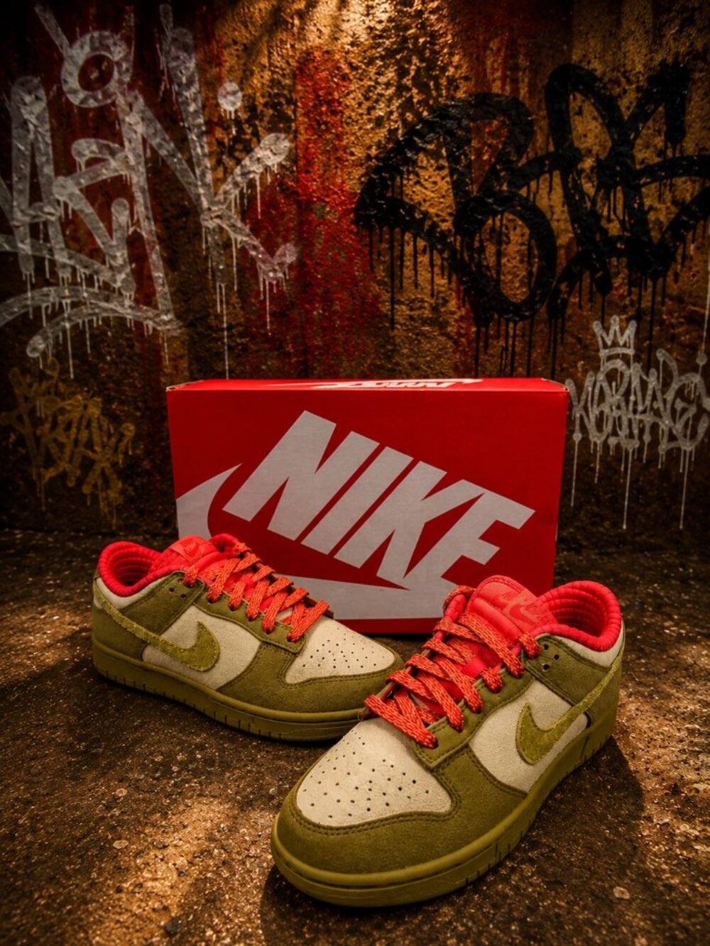 ⌛️NIKE DUNK LOW BRONZIE SESAME PICANTE RED  SKU#FQ8897-252 SIZE 12W BRAND NEW!